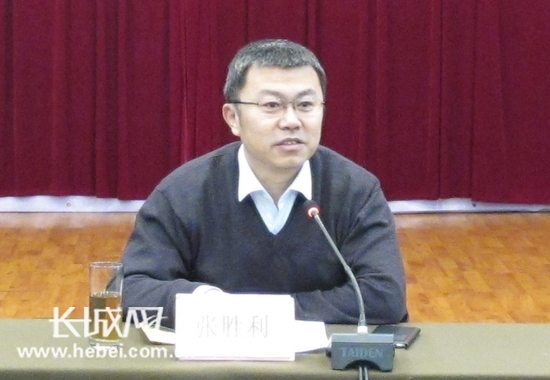 预备会上河北省旅游局张胜利副局长讲话。资料供图