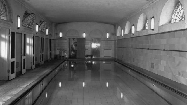 Indoor swimming pool in the White House